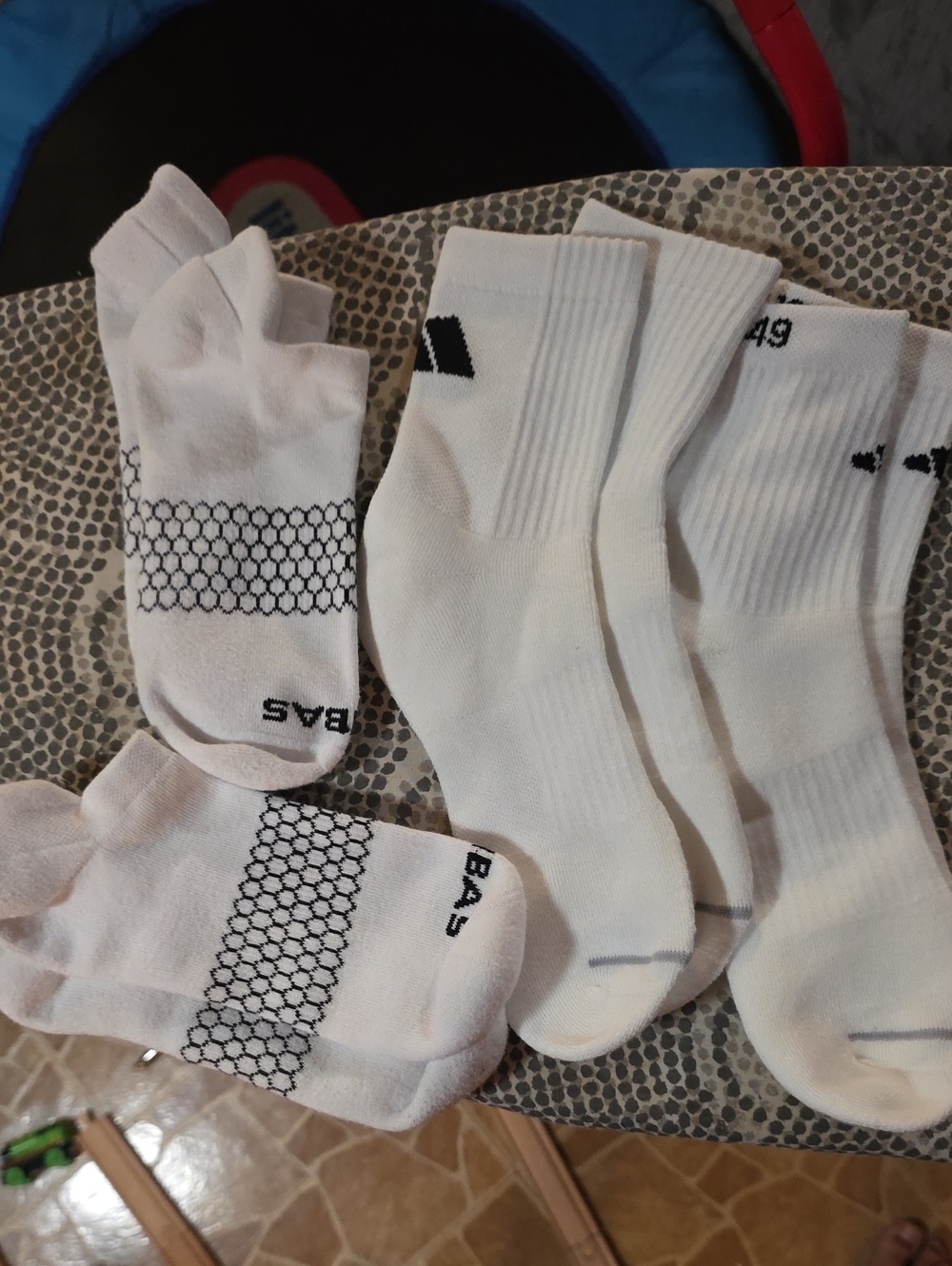 Men's Bombas & Adidas Athletic Socks - Pack of 4, Sz L